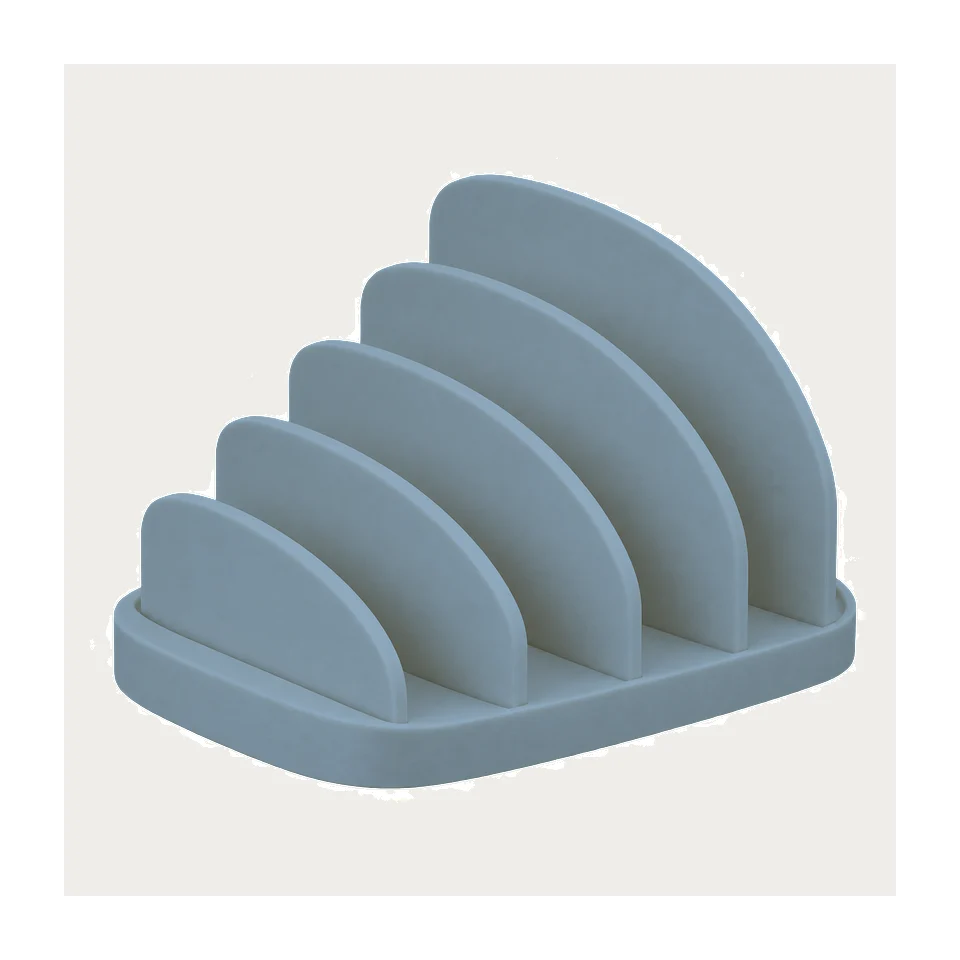 Ảnh minh họa AI: Kệ thư Fan — Xanh sương